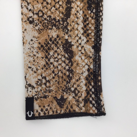 True Religion NWOT High Waisted Python Leggings XS - Picture 5 of 13